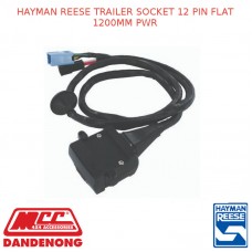 HAYMAN REESE TRAILER SOCKET 12 PIN FLAT 1200MM PWR